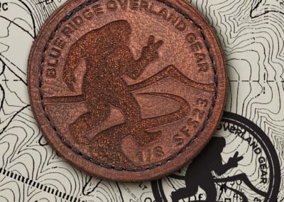 Secret Order of the Sasquatch leather patch