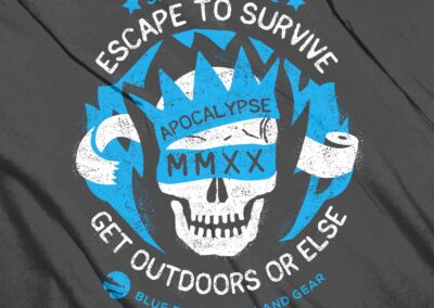 Escape to survive t-shirt design